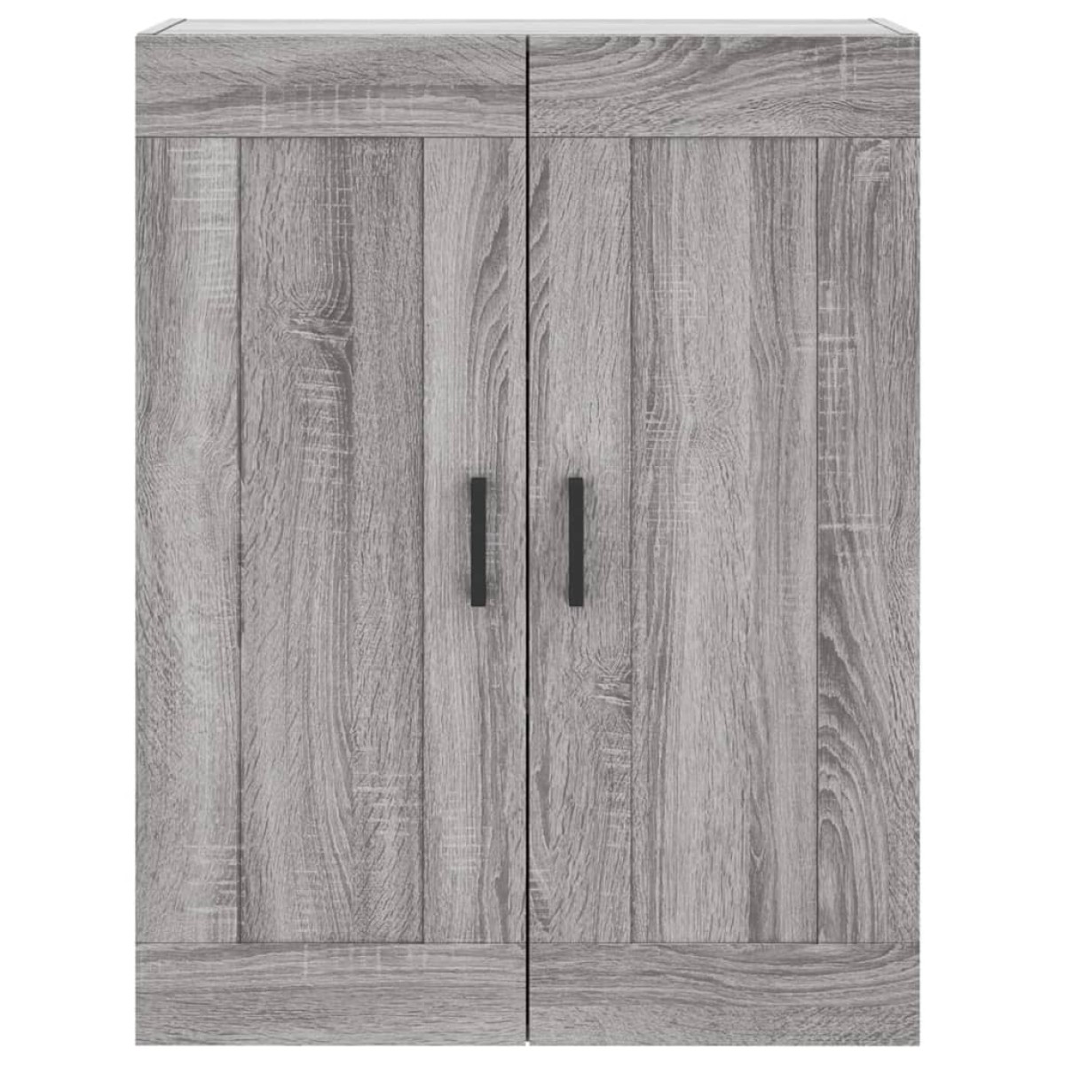 vidaXL Ντουλάπι Γκρι Sonoma 69,5 x 34 x 180 εκ. Επεξεργασμένο Ξύλο