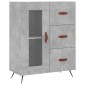 vidaXL Ντουλάπι Γκρι Σκυροδέματος 69,5x34x180 εκ. Επεξεργασμένο Ξύλο