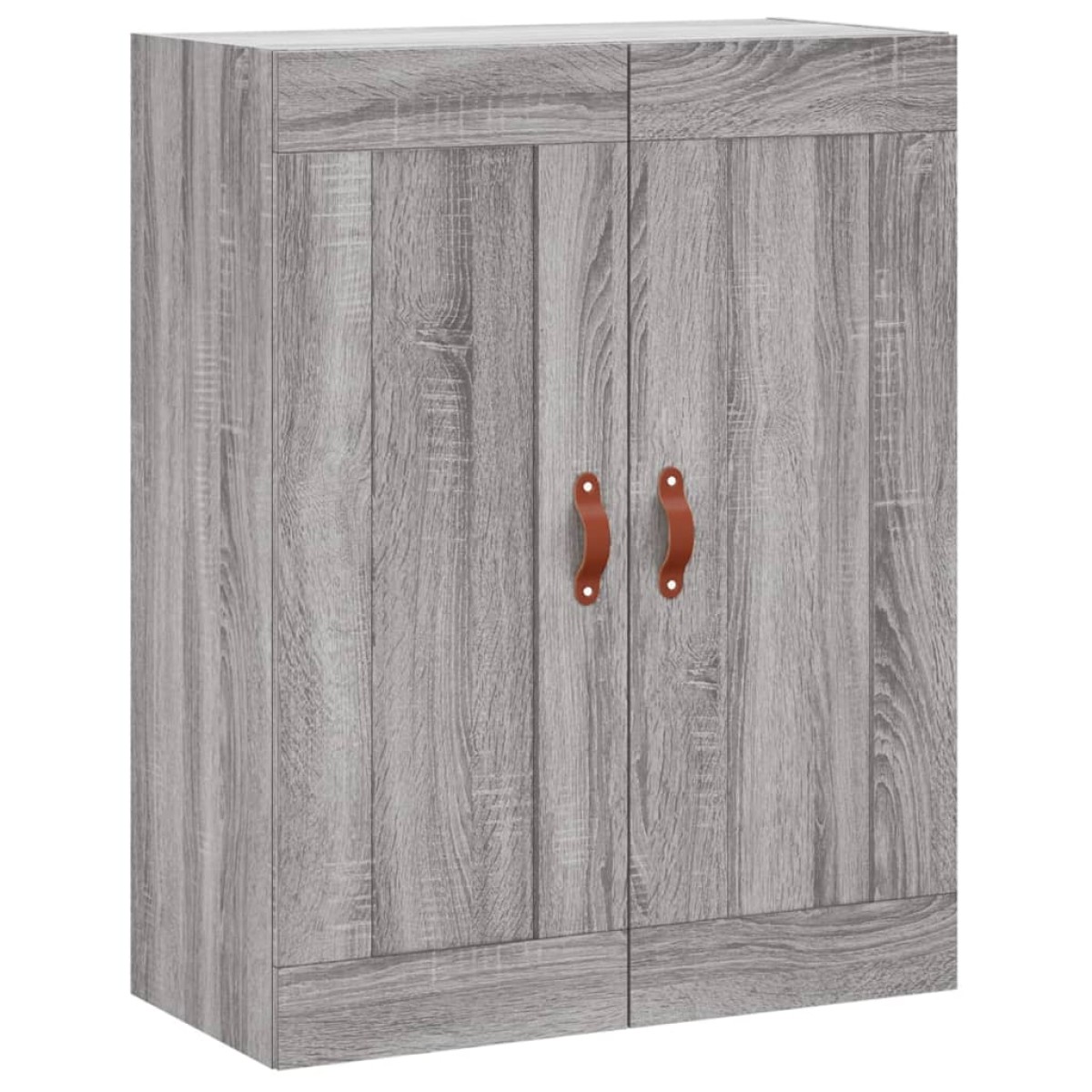 vidaXL Ντουλάπι Γκρι Sonoma 69,5 x 34 x 180 εκ. Επεξεργασμένο Ξύλο