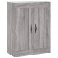 vidaXL Ντουλάπι Γκρι Sonoma 69,5 x 34 x 180 εκ. Επεξεργασμένο Ξύλο