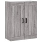vidaXL Ντουλάπι Γκρι Sonoma 69,5 x 34 x 180 εκ. Επεξεργασμένο Ξύλο