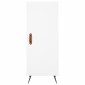 vidaXL Ντουλάπι Λευκός 34,5 x 34 x 180 εκ. από Επεξεργασμένο Ξύλο