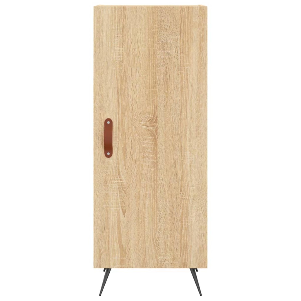vidaXL Μπουφές Sonoma δρυς 34,5 x 34 x 180 εκ. από Επεξεργασμένο Ξύλο