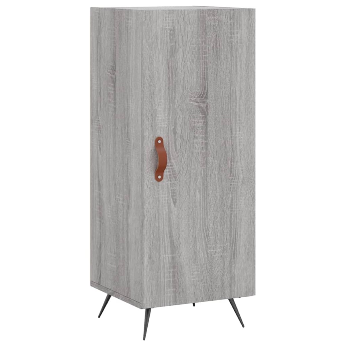 vidaXL Μπουφές Sonoma Γκρι 34,5 x 34 x 180 εκ. από Επεξεργασμένο Ξύλο