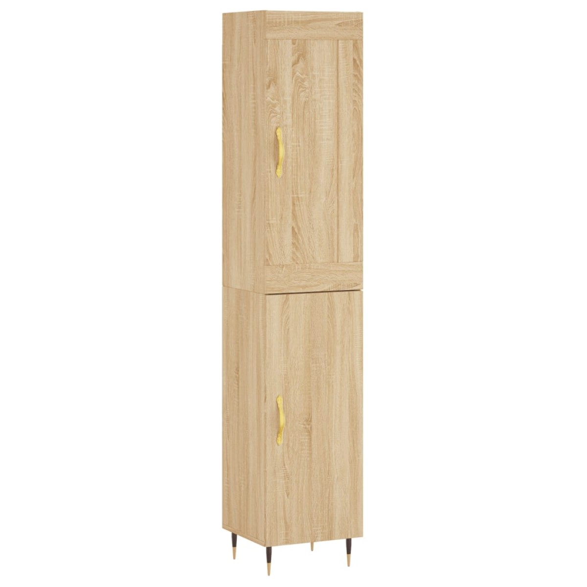 vidaXL Μπουφές Sonoma δρυς 34,5 x 34 x 180 εκ. από Επεξεργασμένο Ξύλο