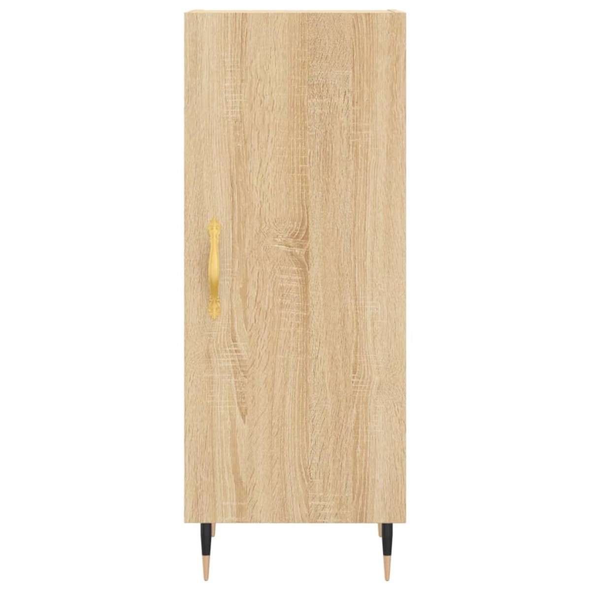 vidaXL Μπουφές Sonoma δρυς 34,5 x 34 x 180 εκ. από Επεξεργασμένο Ξύλο