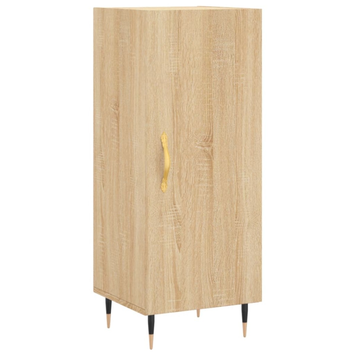 vidaXL Μπουφές Sonoma δρυς 34,5 x 34 x 180 εκ. από Επεξεργασμένο Ξύλο