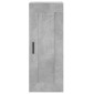 vidaXL Ντουλάπι Γκρι Σκυροδέματος 34,5x34x180 εκ. Επεξεργασμένο Ξύλο