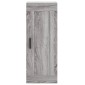 vidaXL Μπουφές Sonoma Γκρι 34,5 x 34 x 180 εκ. από Επεξεργασμένο Ξύλο