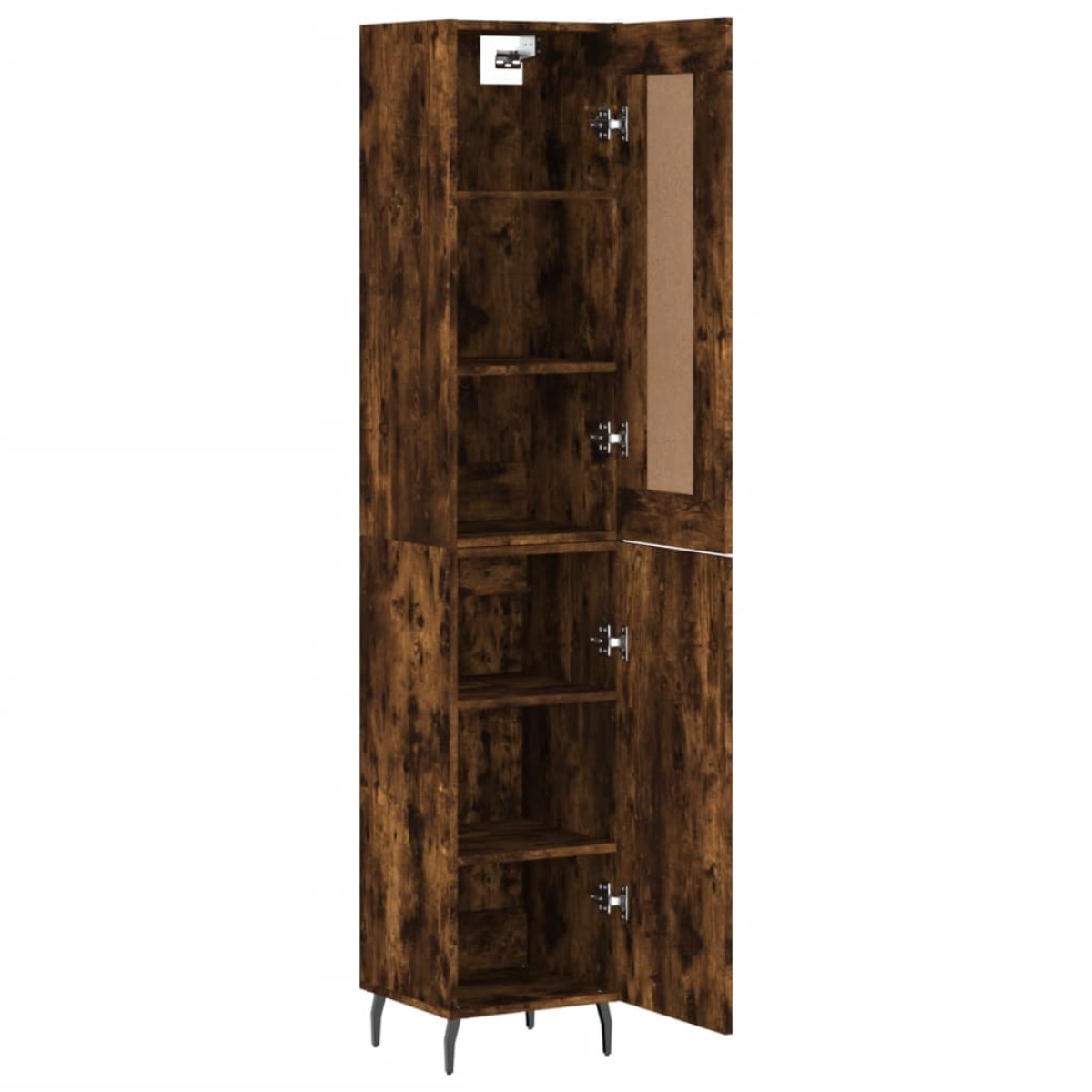 vidaXL Ντουλάπι Καπνιστή δρυς 34,5x34x180 εκ. από Επεξεργασμένο Ξύλο