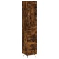 vidaXL Ντουλάπι Καπνιστή δρυς 34,5x34x180 εκ. από Επεξεργασμένο Ξύλο