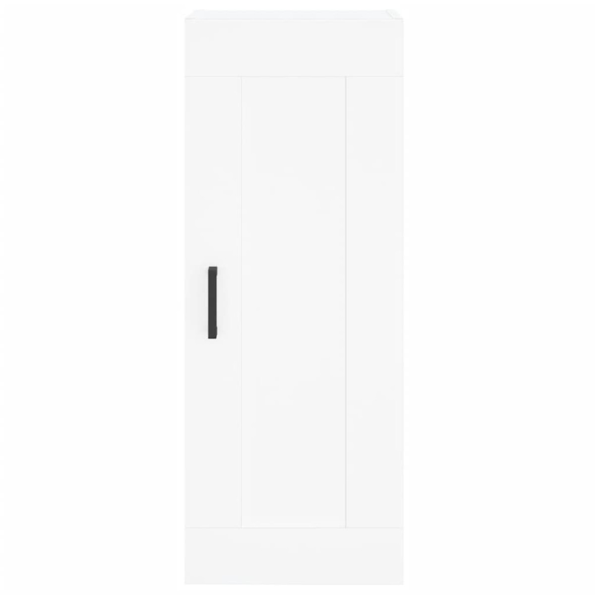 vidaXL Ντουλάπι Λευκός 34,5 x 34 x 180 εκ. από Επεξεργασμένο Ξύλο