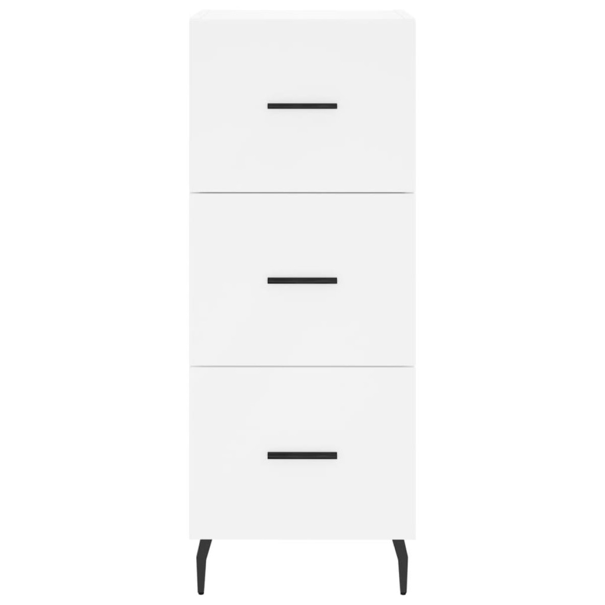 vidaXL Ντουλάπι Λευκός 34,5 x 34 x 180 εκ. από Επεξεργασμένο Ξύλο