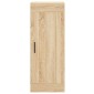 vidaXL Μπουφές Sonoma δρυς 34,5 x 34 x 180 εκ. από Επεξεργασμένο Ξύλο