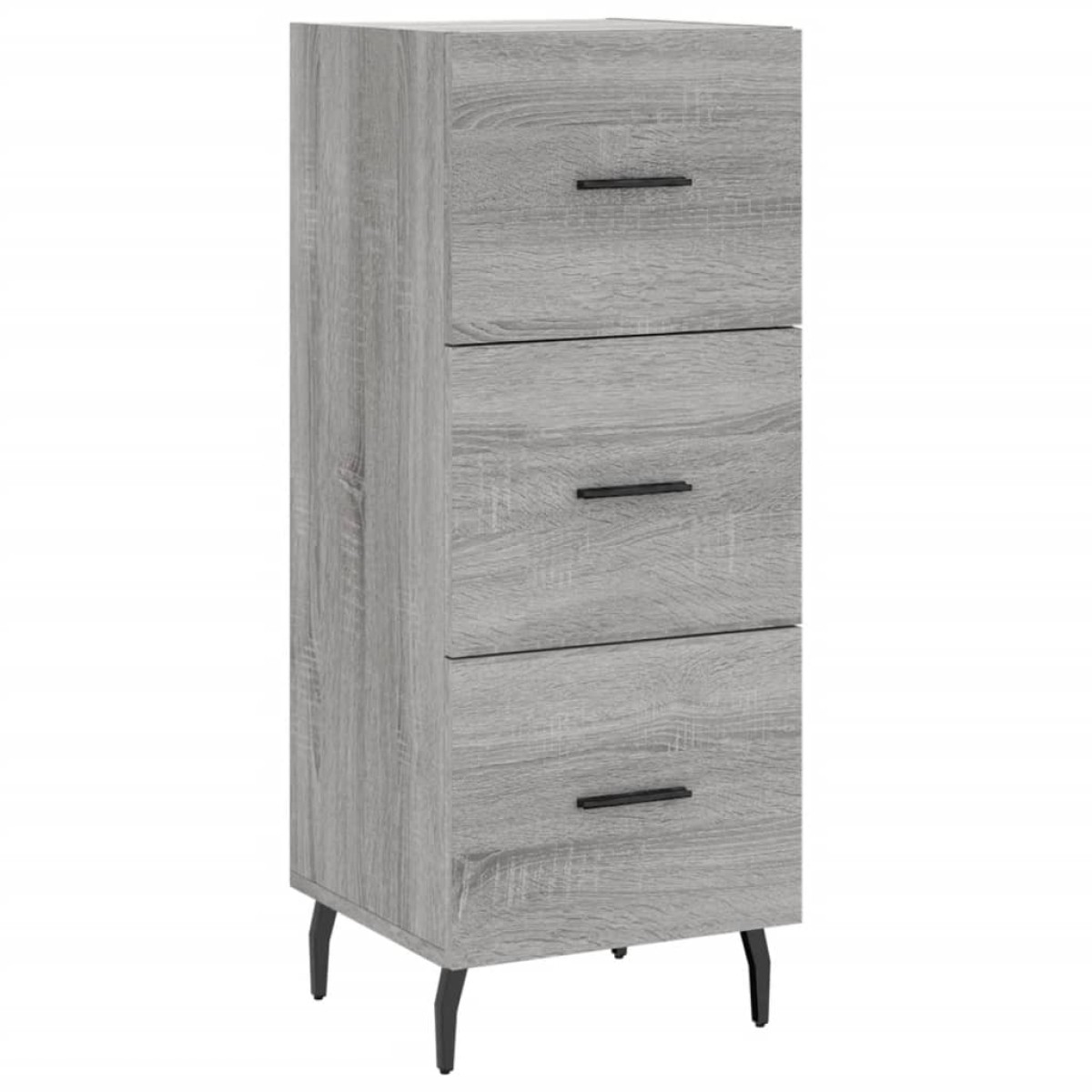vidaXL Μπουφές Sonoma Γκρι 34,5 x 34 x 180 εκ. από Επεξεργασμένο Ξύλο