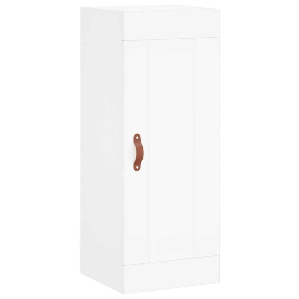 vidaXL Ντουλάπι Λευκός 34,5 x 34 x 180 εκ. από Επεξεργασμένο Ξύλο
