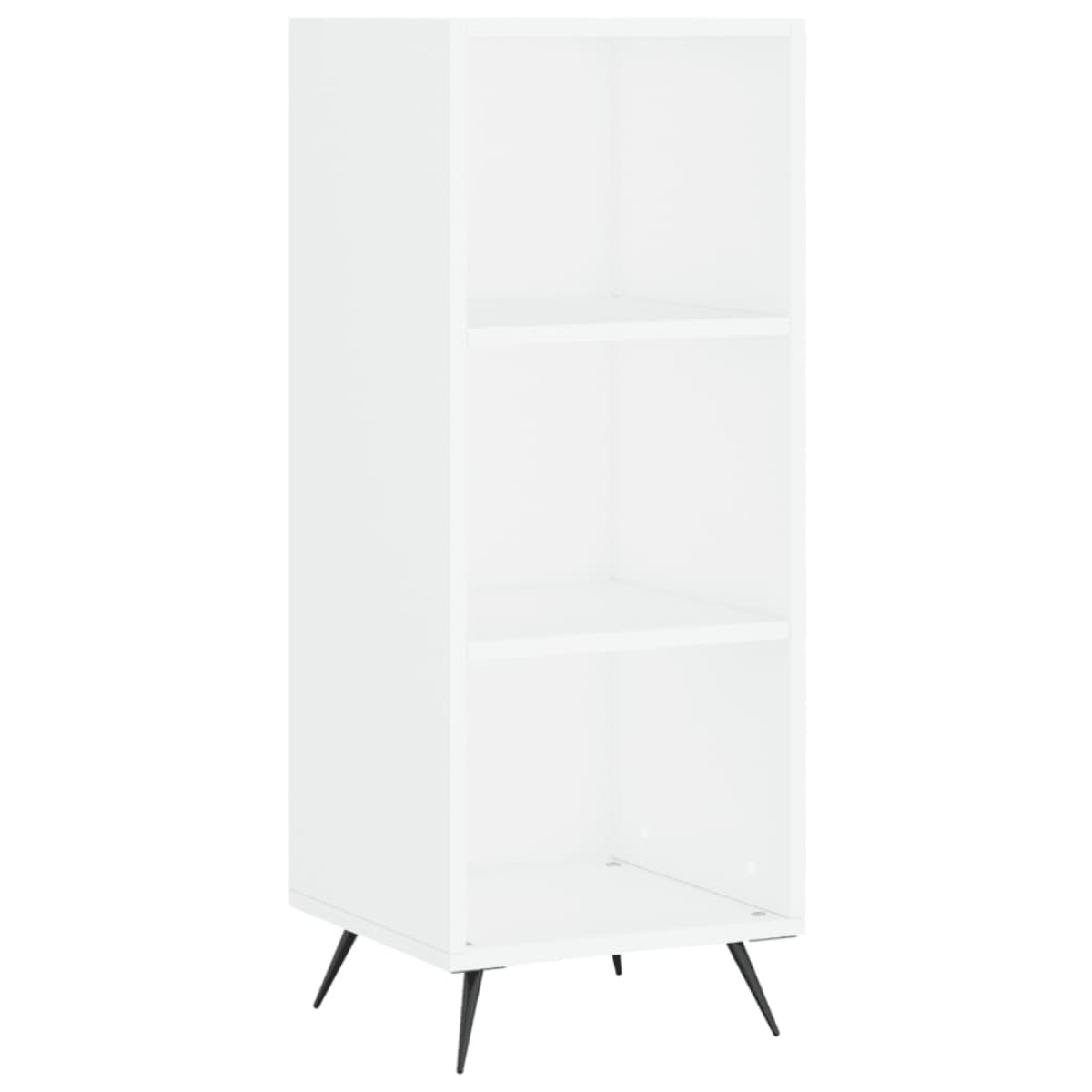vidaXL Ντουλάπι Λευκός 34,5 x 34 x 180 εκ. από Επεξεργασμένο Ξύλο