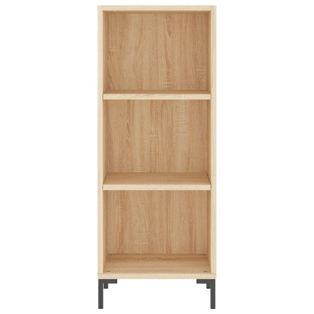 vidaXL Μπουφές Sonoma δρυς 34,5 x 34 x 180 εκ. από Επεξεργασμένο Ξύλο
