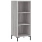 vidaXL Μπουφές Sonoma Γκρι 34,5 x 34 x 180 εκ. από Επεξεργασμένο Ξύλο