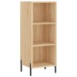 vidaXL Μπουφές Sonoma δρυς 34,5 x 34 x 180 εκ. από Επεξεργασμένο Ξύλο