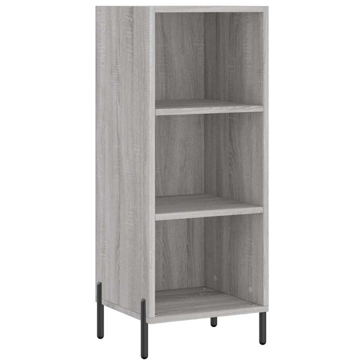 vidaXL Μπουφές Sonoma Γκρι 34,5 x 34 x 180 εκ. από Επεξεργασμένο Ξύλο