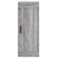 vidaXL Μπουφές Sonoma Γκρι 34,5 x 34 x 180 εκ. από Επεξεργασμένο Ξύλο