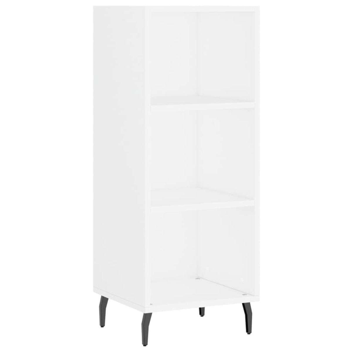 vidaXL Ντουλάπι Λευκός 34,5 x 34 x 180 εκ. από Επεξεργασμένο Ξύλο
