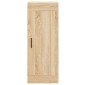 vidaXL Μπουφές Sonoma δρυς 34,5 x 34 x 180 εκ. από Επεξεργασμένο Ξύλο
