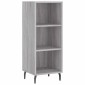 vidaXL Μπουφές Sonoma Γκρι 34,5 x 34 x 180 εκ. από Επεξεργασμένο Ξύλο