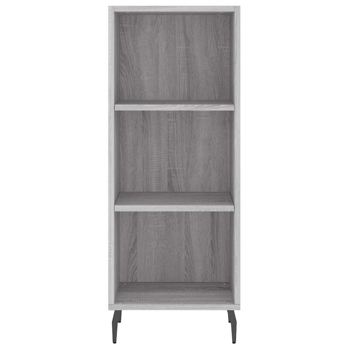 vidaXL Μπουφές Sonoma Γκρι 34,5 x 34 x 180 εκ. από Επεξεργασμένο Ξύλο