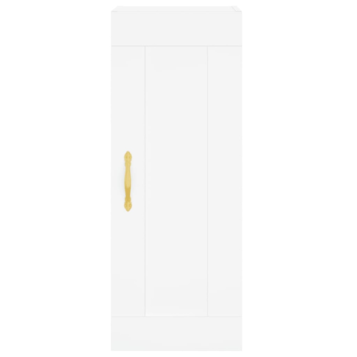 vidaXL Ντουλάπι Λευκός 34,5 x 34 x 180 εκ. από Επεξεργασμένο Ξύλο