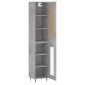 vidaXL Ντουλάπι Γκρι Σκυροδέματος 34,5x34x180 εκ. Επεξεργασμένο Ξύλο