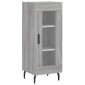 vidaXL Μπουφές Sonoma Γκρι 34,5 x 34 x 180 εκ. από Επεξεργασμένο Ξύλο
