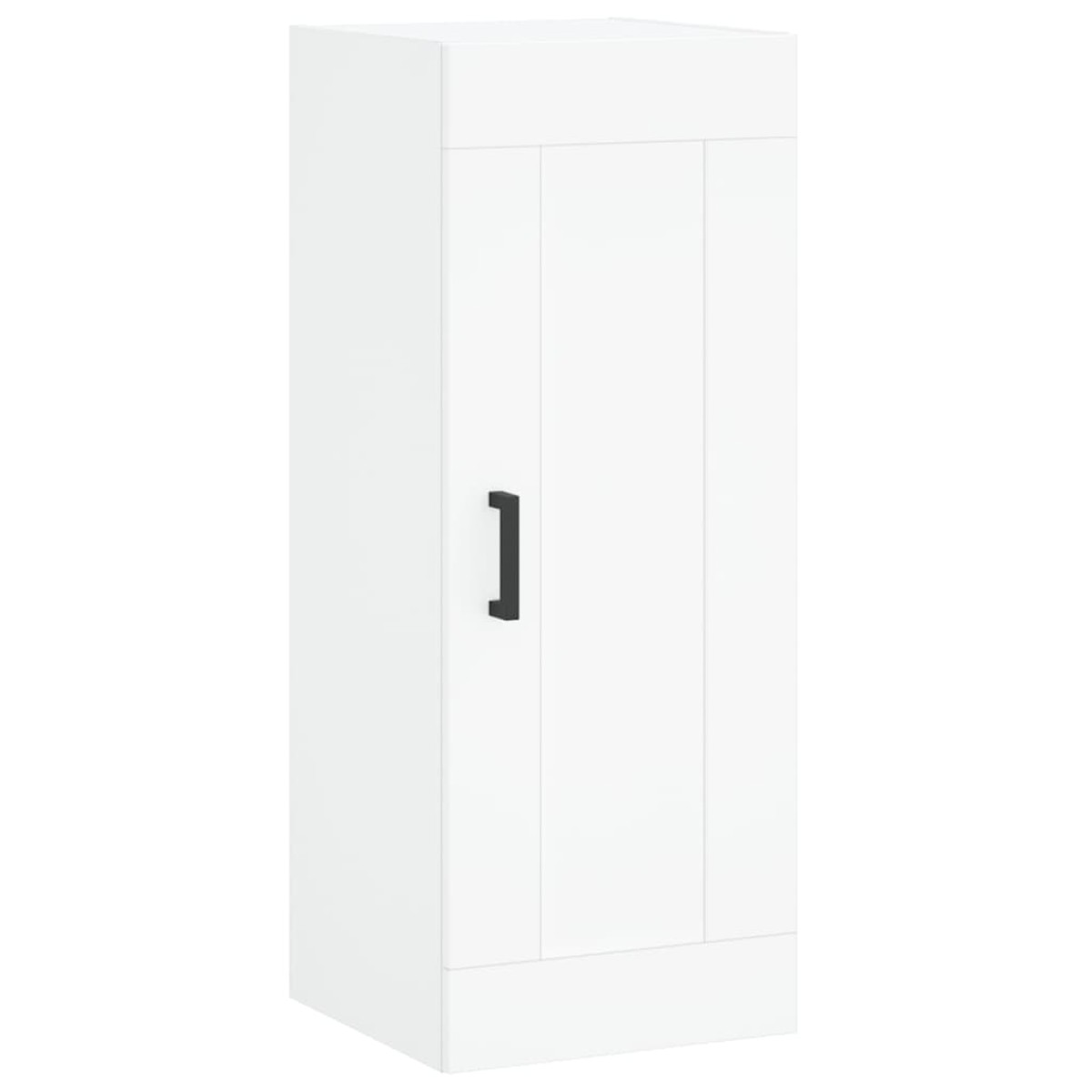 vidaXL Ντουλάπι Λευκός 34,5 x 34 x 180 εκ. από Επεξεργασμένο Ξύλο