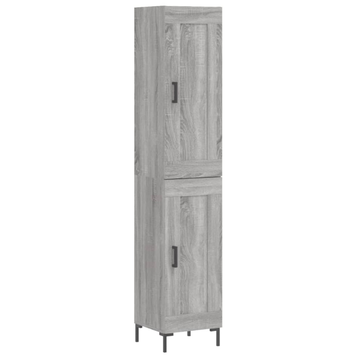 vidaXL Μπουφές Sonoma Γκρι 34,5 x 34 x 180 εκ. από Επεξεργασμένο Ξύλο
