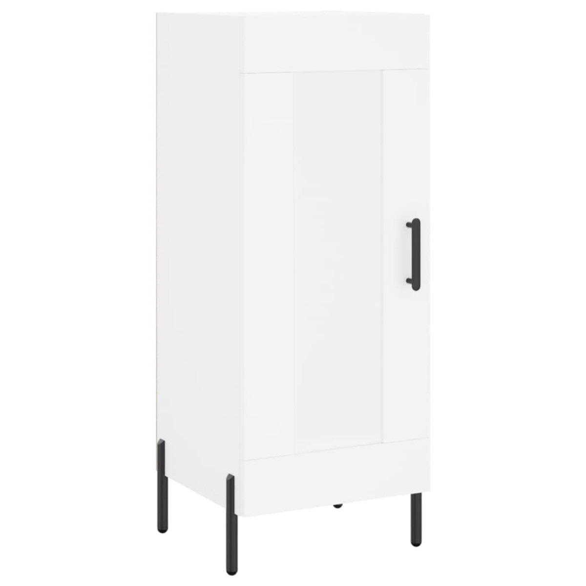vidaXL Ντουλάπι Λευκός 34,5 x 34 x 180 εκ. από Επεξεργασμένο Ξύλο