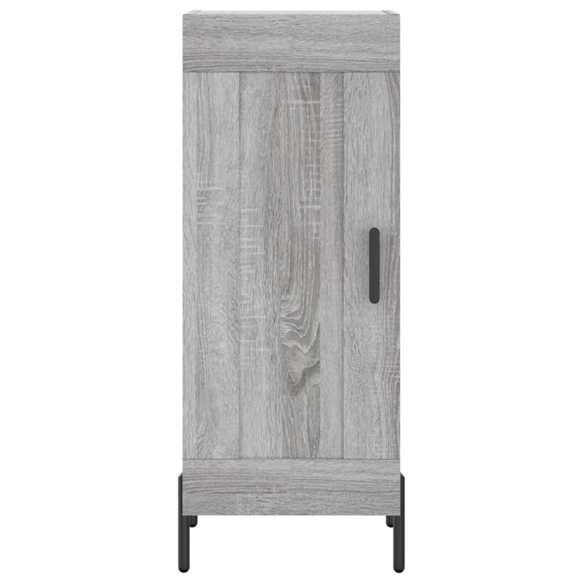 vidaXL Μπουφές Sonoma Γκρι 34,5 x 34 x 180 εκ. από Επεξεργασμένο Ξύλο
