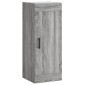 vidaXL Μπουφές Sonoma Γκρι 34,5 x 34 x 180 εκ. από Επεξεργασμένο Ξύλο