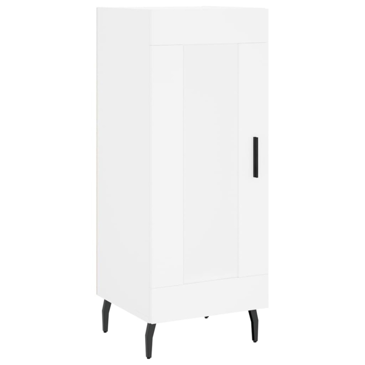 vidaXL Ντουλάπι Λευκός 34,5 x 34 x 180 εκ. από Επεξεργασμένο Ξύλο