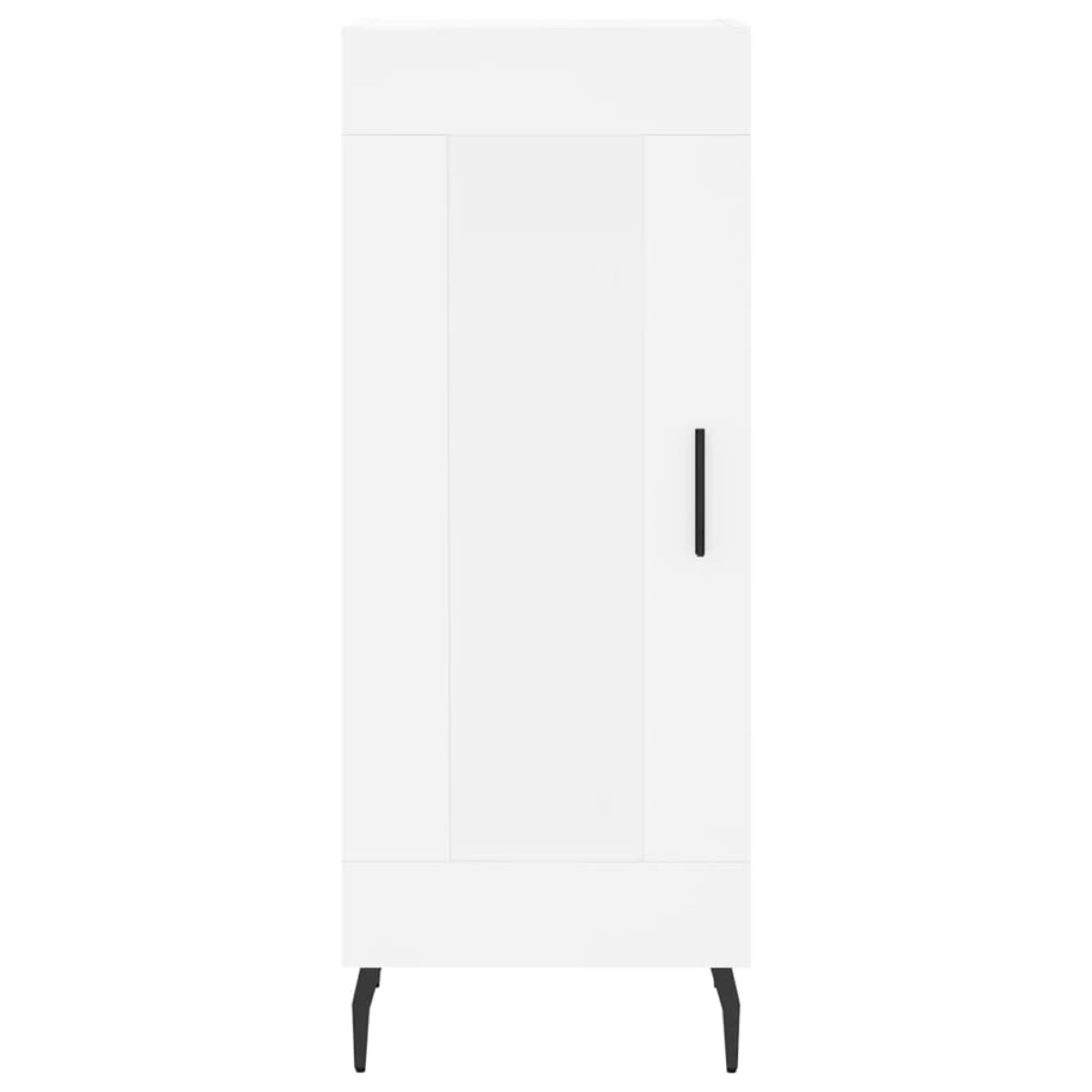 vidaXL Ντουλάπι Λευκός 34,5 x 34 x 180 εκ. από Επεξεργασμένο Ξύλο