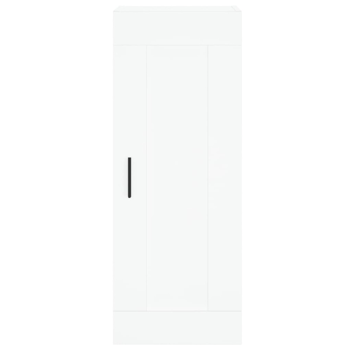 vidaXL Ντουλάπι Λευκός 34,5 x 34 x 180 εκ. από Επεξεργασμένο Ξύλο