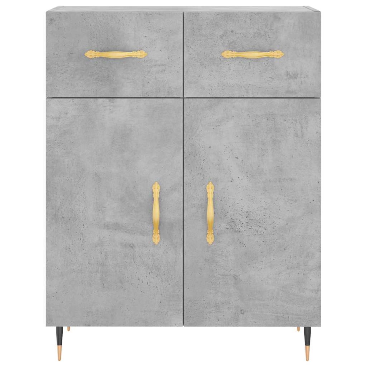 vidaXL Ντουλάπι Γκρι Σκυροδέματος 69,5x34x180 εκ. Επεξεργασμένο Ξύλο