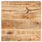 vidaXL Τραπέζι Bistro Τετράγωνο 50x50x75 εκ. Ακατέργαστο Ξύλο Μάνγκο