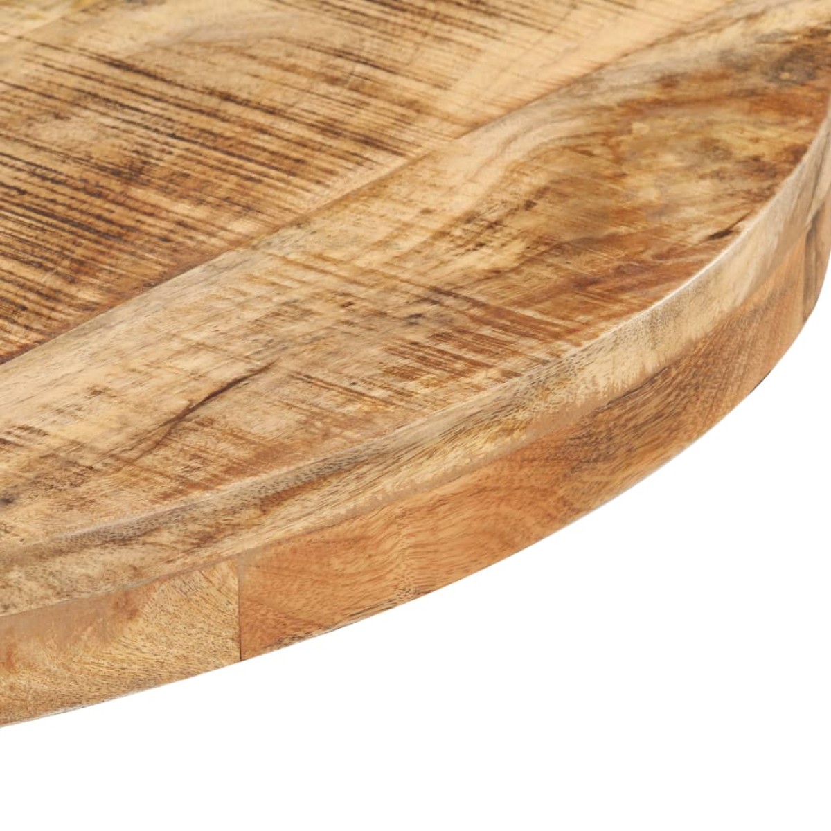 vidaXL Τραπέζι Bistro Στρογγυλό Ø60 x 75 εκ. Ακατέργαστο Ξύλο Μάνγκο
