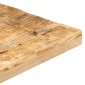 vidaXL Τραπέζι Bistro Τετράγωνο 80x80x75 εκ. Ακατέργαστο Ξύλο Μάνγκο