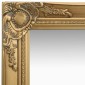 vidaXL Καθρέφτης Τοίχου με Μπαρόκ Στιλ Χρυσός 40 x 40 εκ.