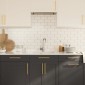 vidaXL Λαβές Ντουλαπιών 20 τεμ. Χρυσές 160 χιλ. από Ανοξείδωτο Ατσάλι