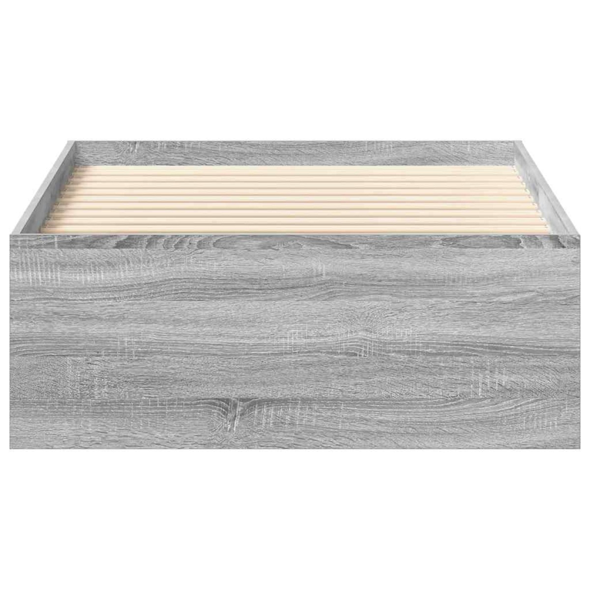 vidaXL Πλαίσιο Κρεβατιού Γκρι Sonoma 100x200 εκ.