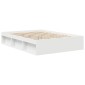 vidaXL Πλαίσιο Κρεβατιού Λευκό 150 x 200 εκ. King Size