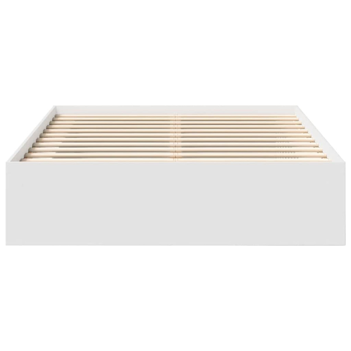 vidaXL Πλαίσιο Κρεβατιού Λευκό 150 x 200 εκ. King Size